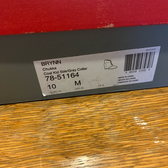 Johnston and Murphy gray suede wedge boots 10 - Picture 5 of 5